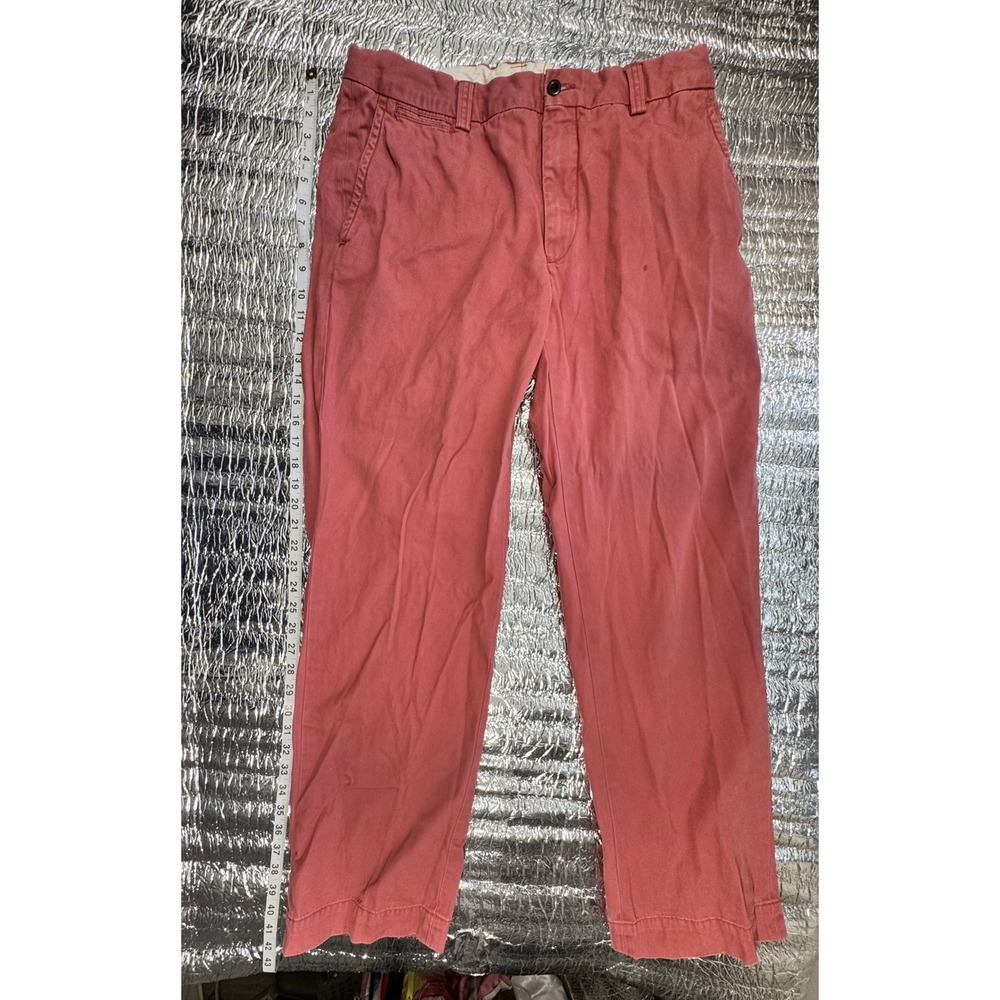 Polo Ralph Lauren GI Pant Mens 33/32 Red Salmon Cotton Chino Straight Leg Pants